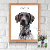 Custom Digital Watercolor Pet Portrait