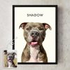 Custom Digital Watercolor Pet Portrait