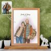 Custom Watercolor Family Portrait Sketch