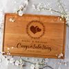 Personalized Congratulations Cutting Board for couples