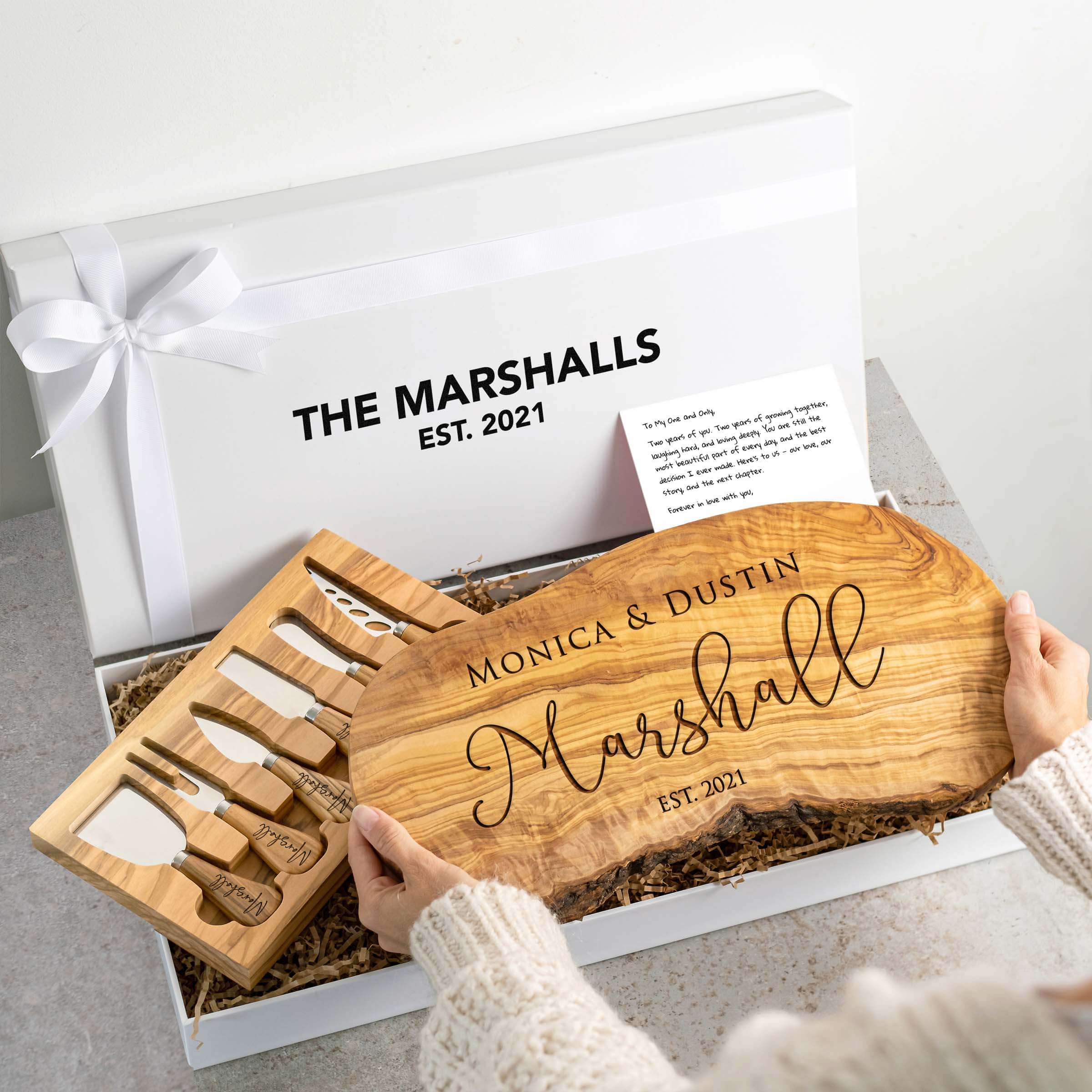 Personalized Couple’s Charcuterie Gift Box