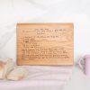 Handwritten Recipe Engraved Cutting Board