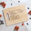 Custom Recipe Cutting Board