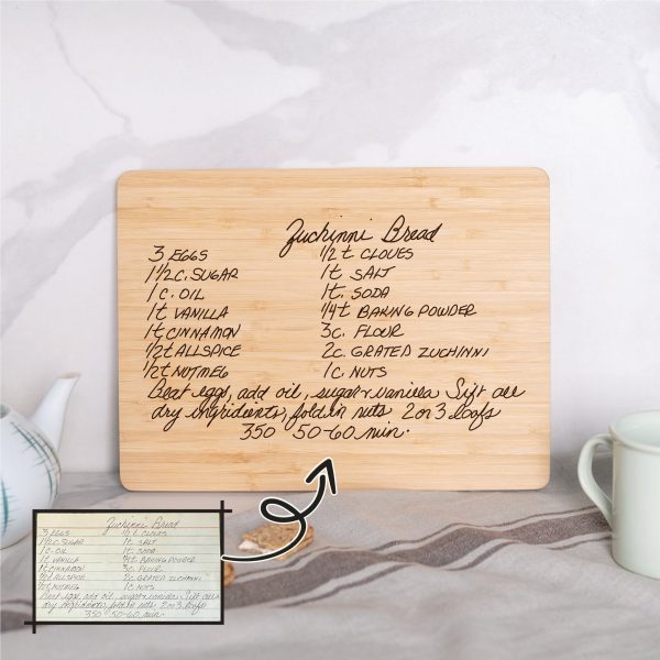 Olive Wood Recipe Cutting Board