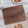 Cutting Board With Recipe