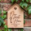 Our first home wooden sign.