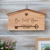 Our first home wooden sign.