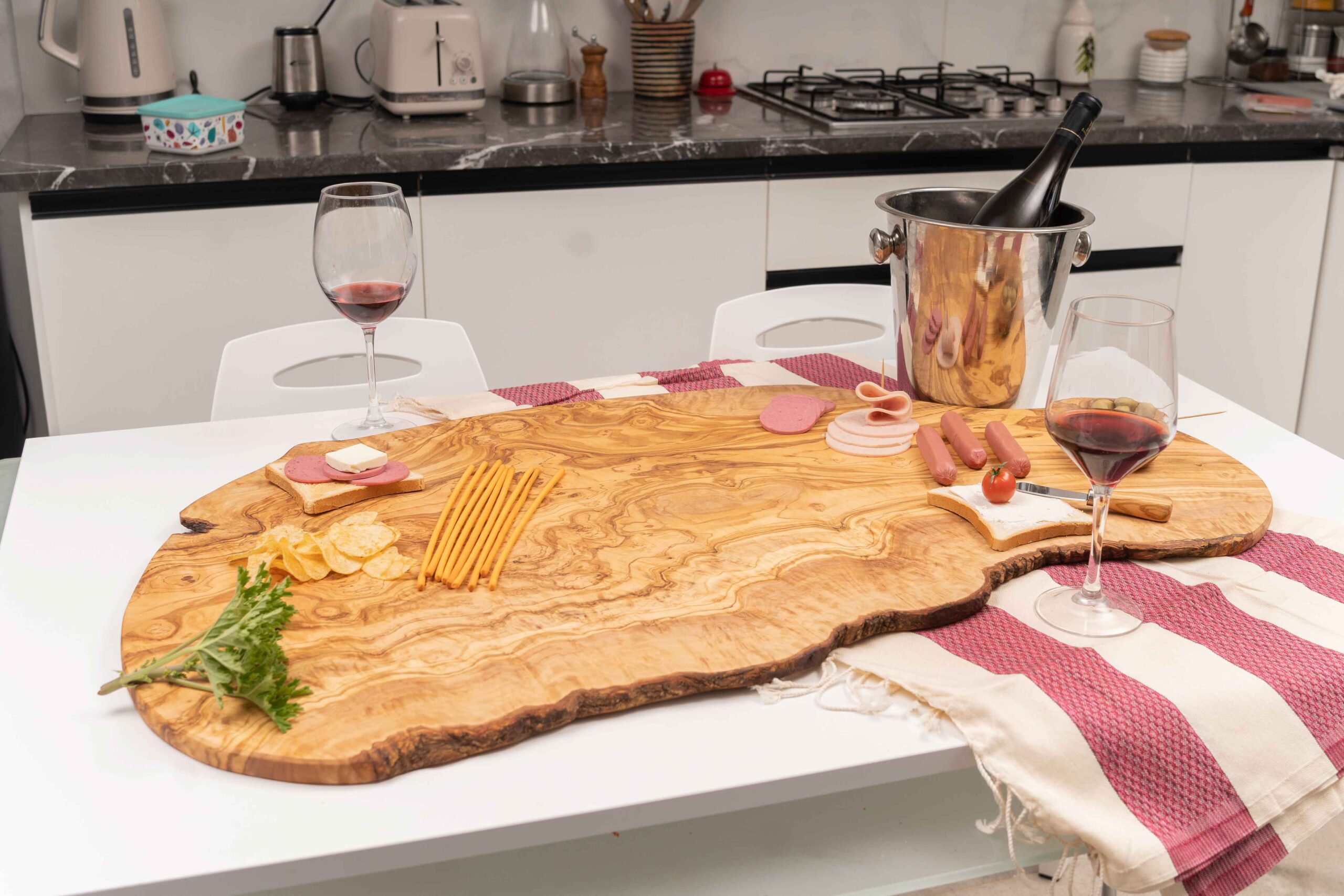 Extra Large Olive Wood Charcuterie Board – 24" to 48" Long