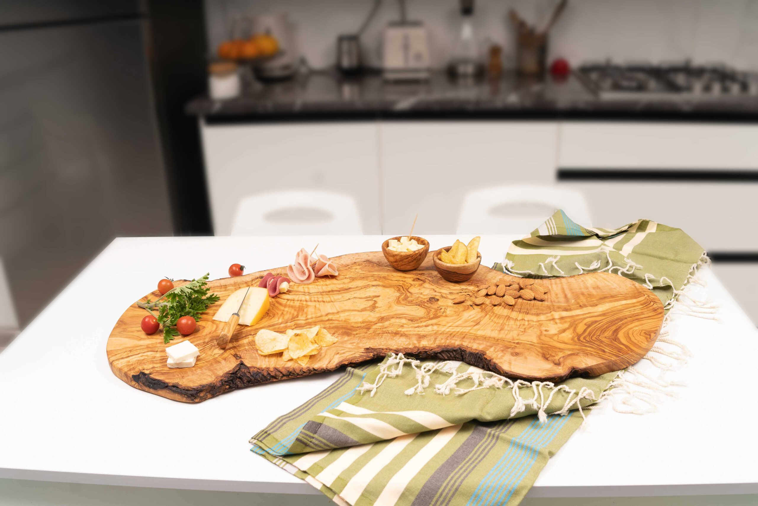 X-Large Olive Wood Charcuterie Board Personalized