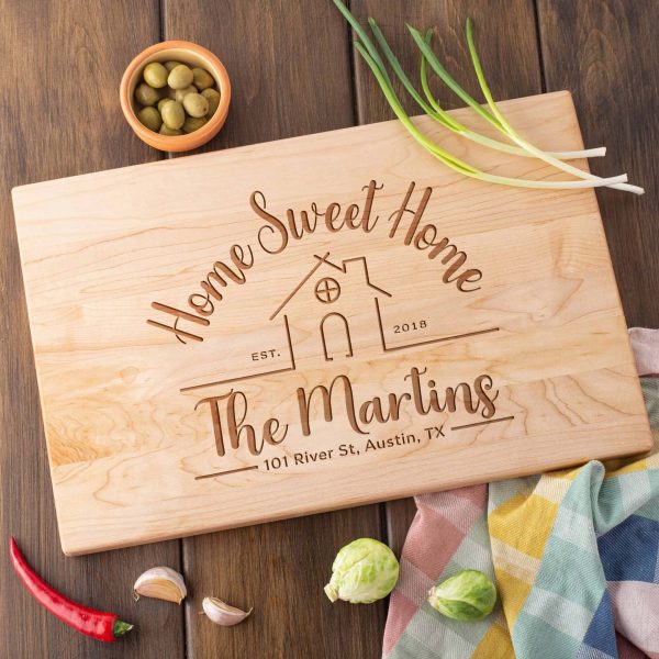 Personalized Realtor Closing Gift Cutting Board