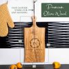Personalized Olive Wood Cutting Board with Handle