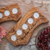 Wooden Candle Holders