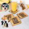 Custom Dog Coasters - Set of 4