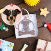 Custom Christmas Tree Dog Ornament