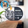 Custom Cut-Out Pet Memorial Plaque with Wooden Holder