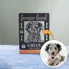 Dog Memorial Plaque with Wooden Holder