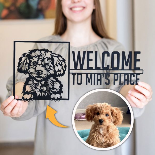 Alternative view of Personalized Pet Wall Sign