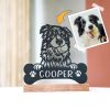 Custom Cut-Out Pet Memorial Plaque with Wooden Holder