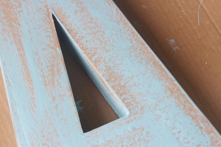 Distressed letter