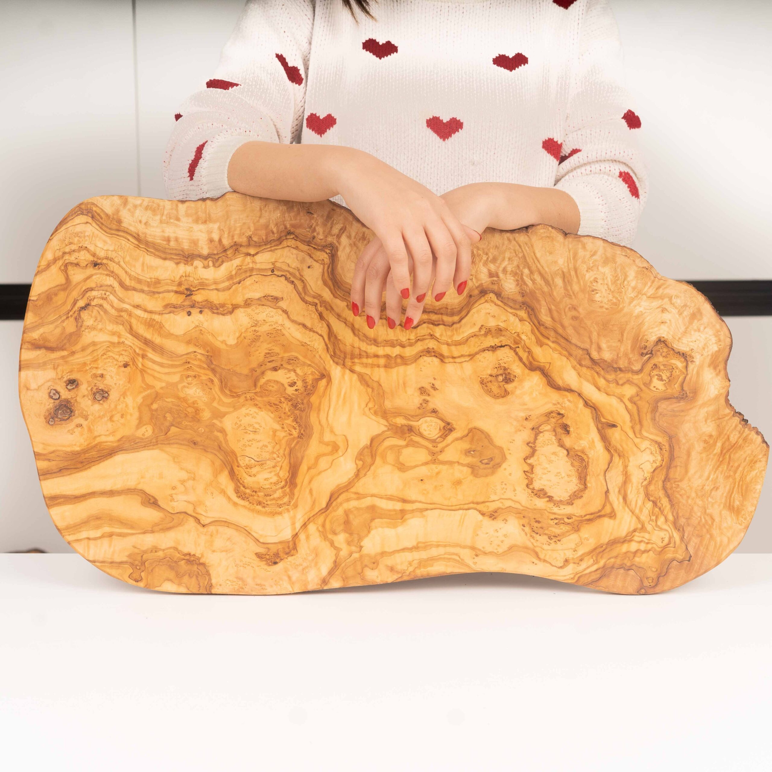 Extra Large Olive Wood Charcuterie Board – 24" to 48" Long
