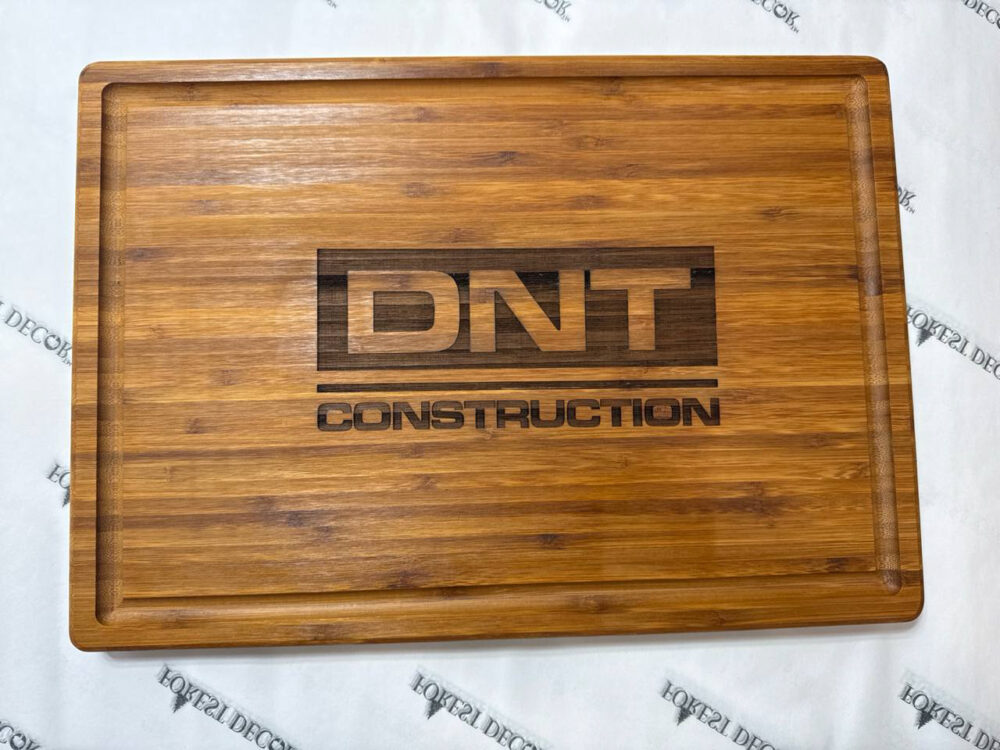 Olive wood cherry cutting boards with logo
