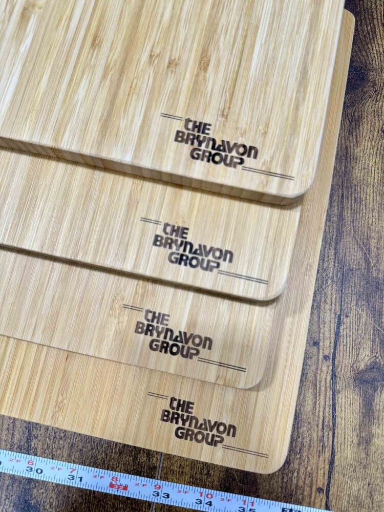 Engraved Logo maple cutting boards