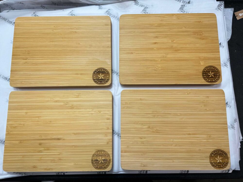 Engraved Logo cutting boards