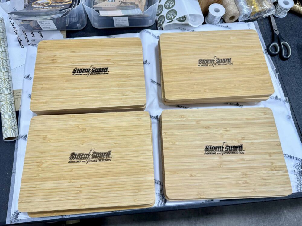 Engraved Logo maple cutting boards