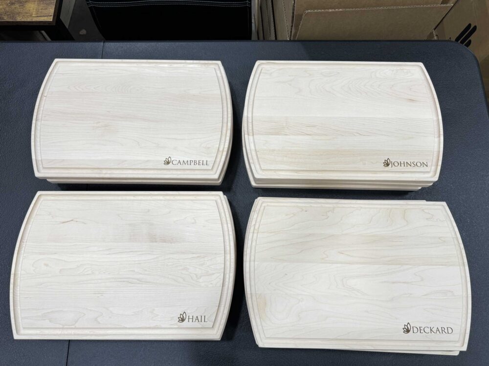 Corporate Logo cutting boards