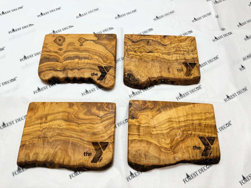 Olive wood cutting boards for sale with logo