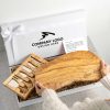 Live Edge Olive Wood Charcuterie Board with Logo – Optional Premium Gift Box