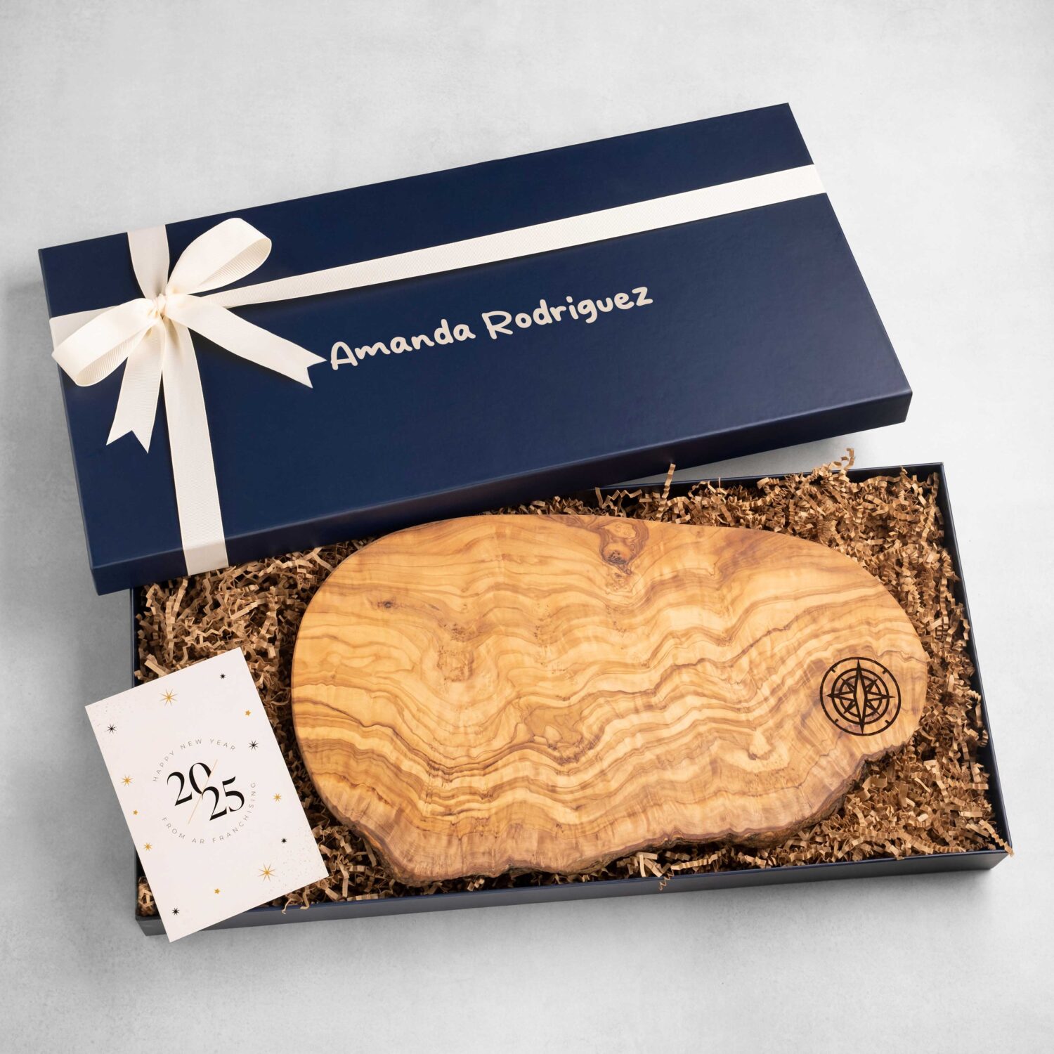 Engraved Logo cutting boards in gift boxes