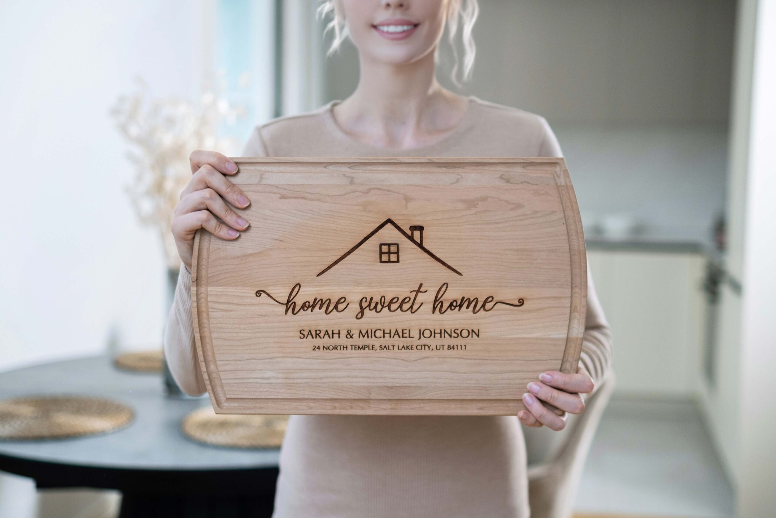 Corporate gift Cutting board home sweet home