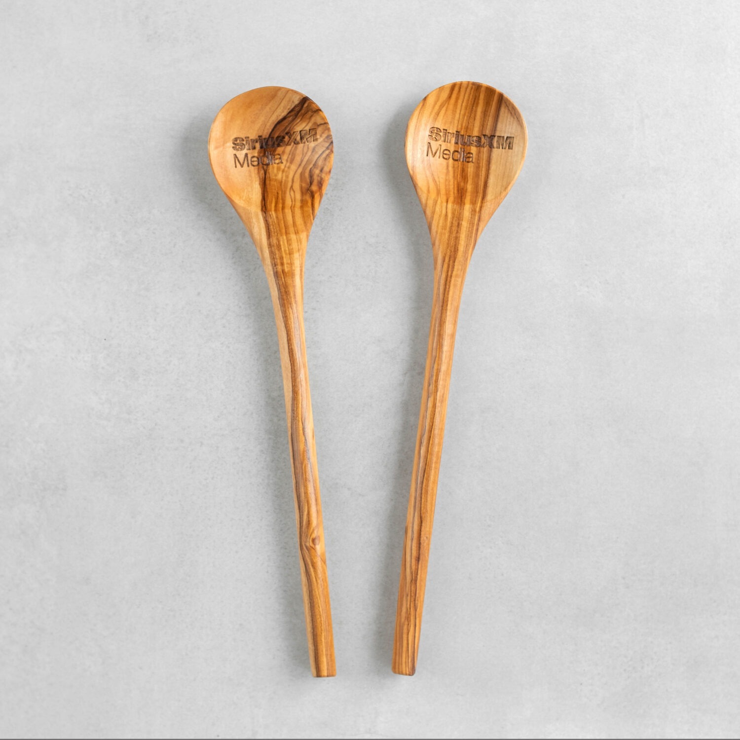 Olive wood spoons for corporate gifting