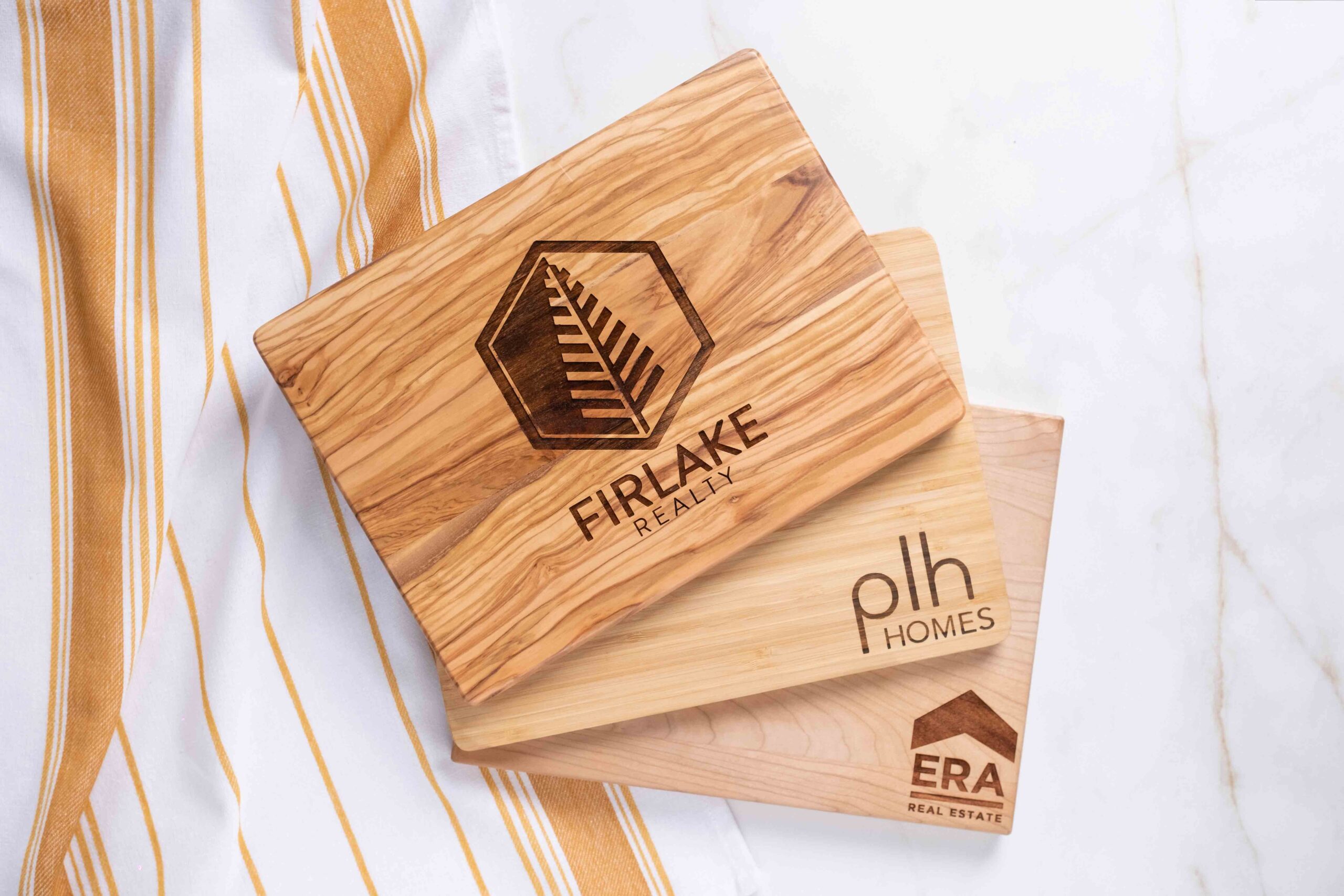Olive wood Cutting Boards With logo
