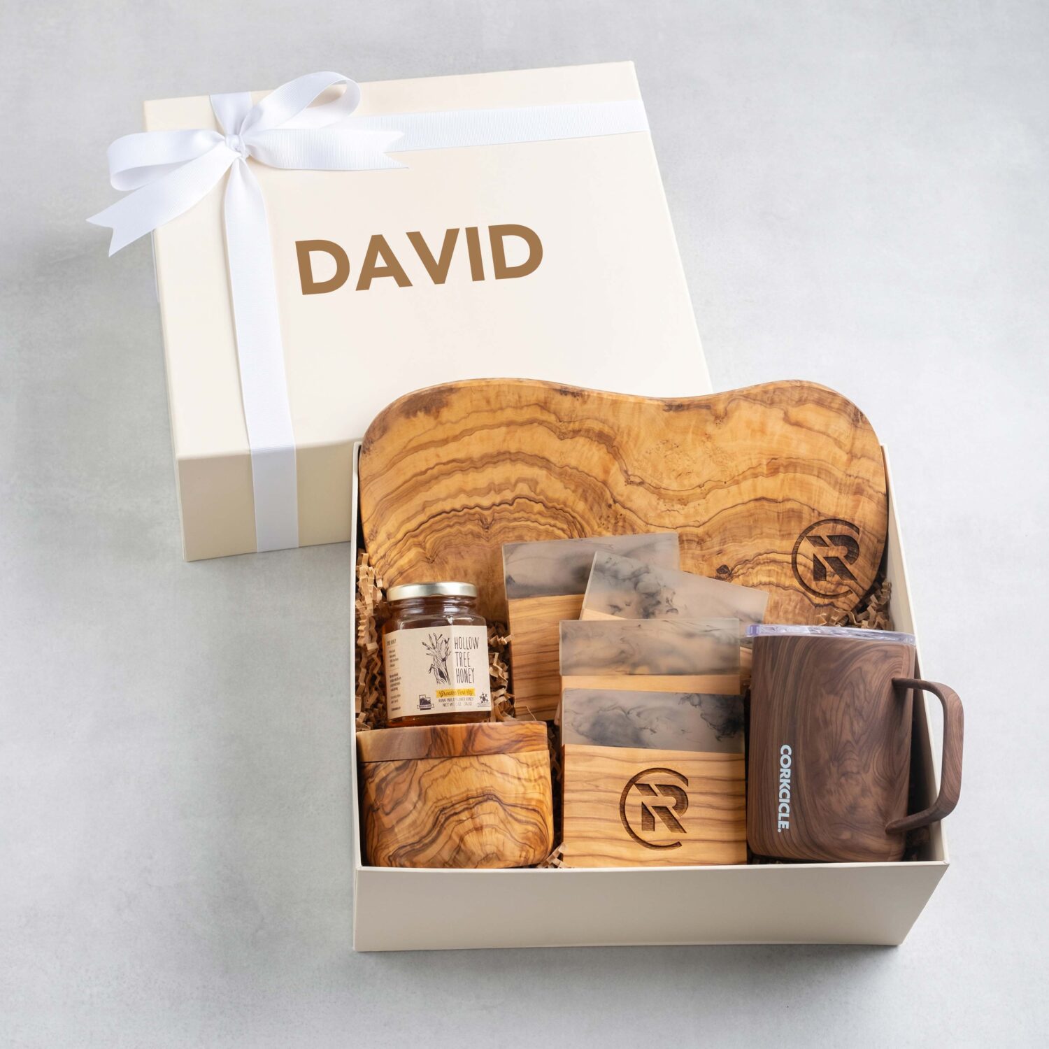 Corporate Logo Cutting boards Boxes