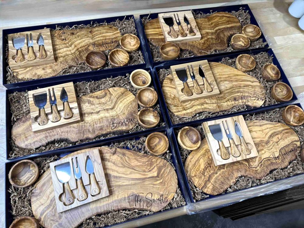 Olive wood Charcuterie cutting boards
