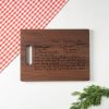 Handwritten Recipe Engraved Cutting Board