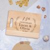 Personalized Bamboo Cutting Board with Handle