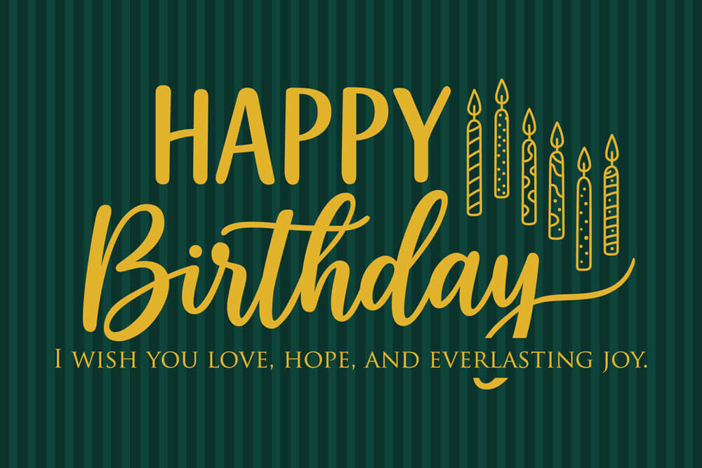 Happy Birthday