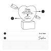 Personalized Wooden Heart on Stand - Anniversary Gift with Engraving - Image 2