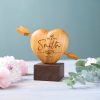 Personalized Mr. & Mrs. Wooden Heart