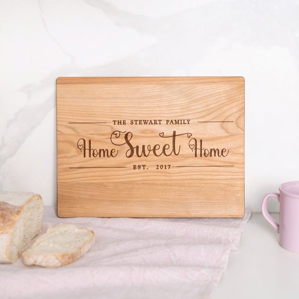 Personalized Home Sweet Home Cutting Board