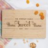 Personalized Home Sweet Home Cutting Board