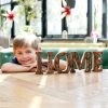 Wooden Home Letters (4 Piece Set)