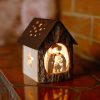 Nativity Scene Tealight Candle Holder