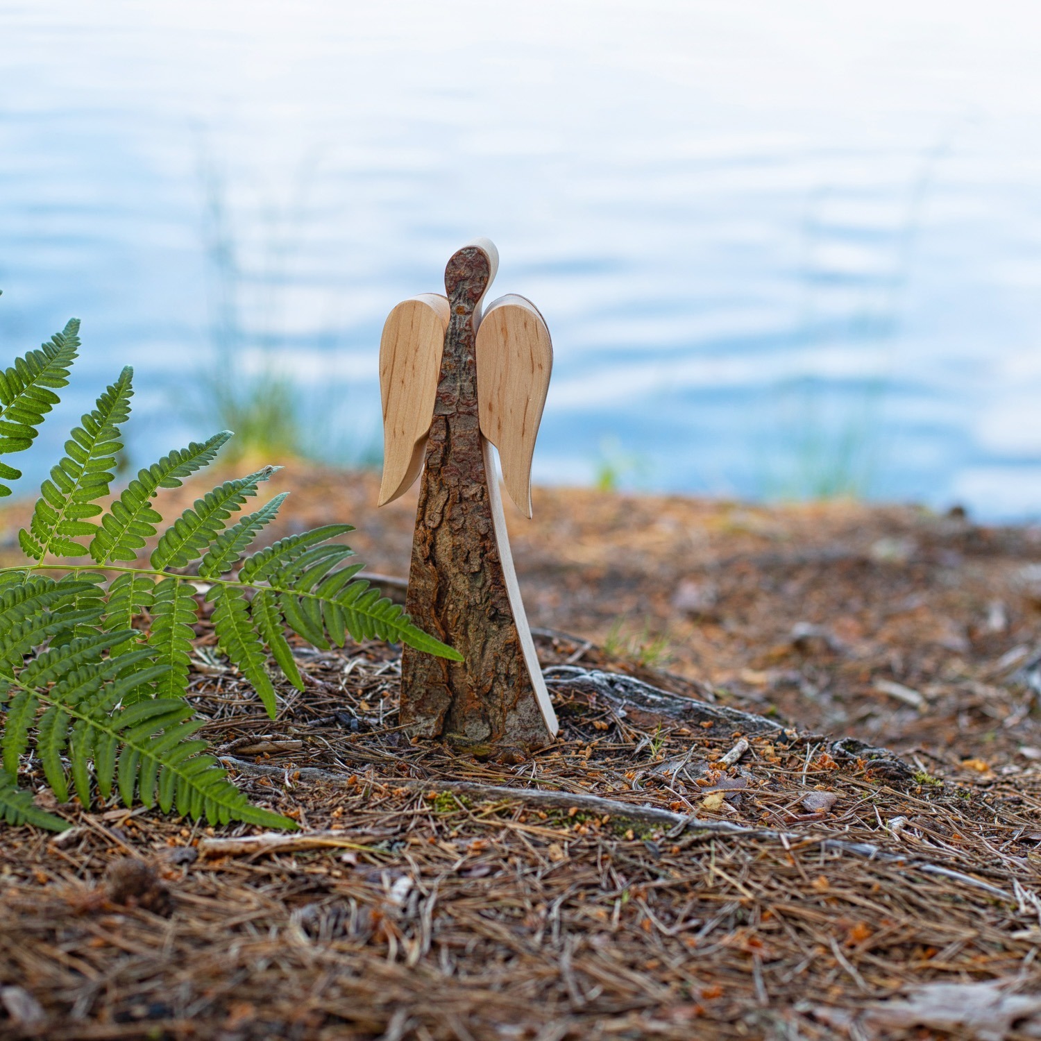 Wooden guardian angels