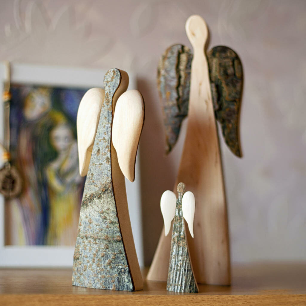 3 Wooden Angels