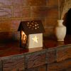 Candle Holder With Bark