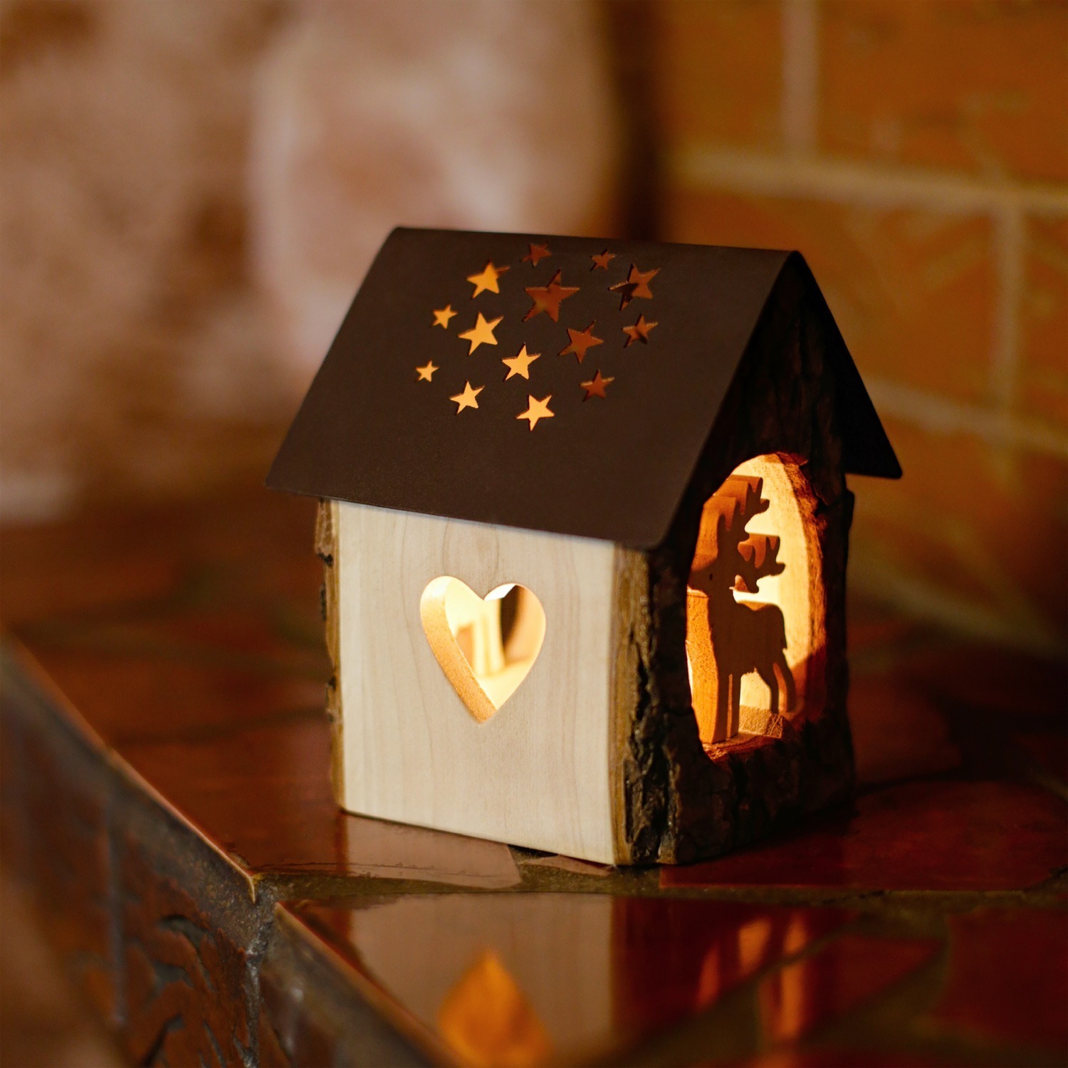 Nativity Scene Tealight Candle Holder